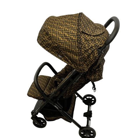 black fendi buggy|fendi car seat and stroller.